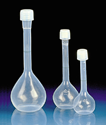 Inert Fluoropolymer Volumetric Flasks