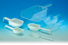 sterile plastic scoops